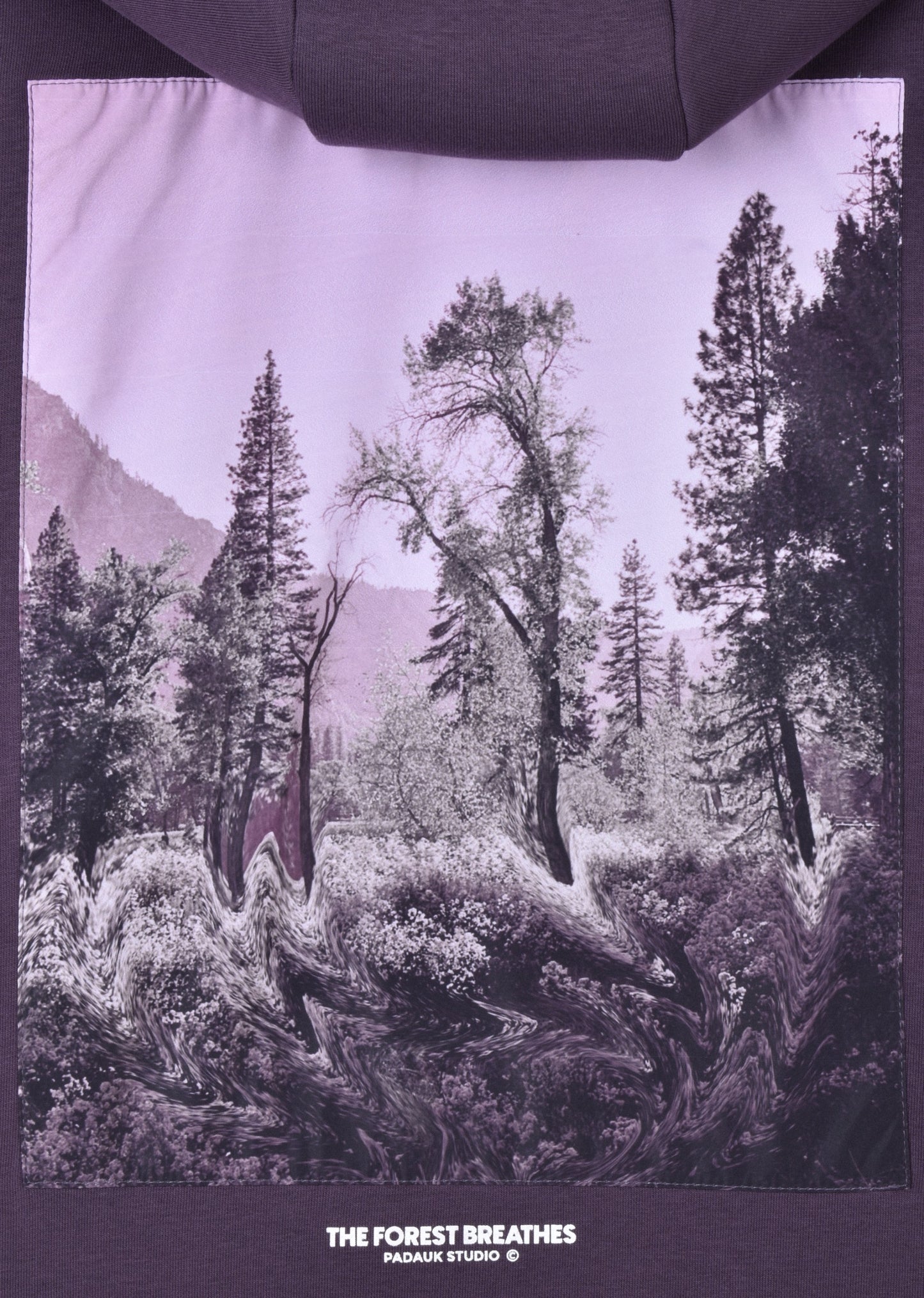 Breaths Oversize Hoodie Purple