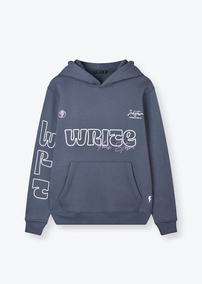Write Oversize Hoodie Anthracite