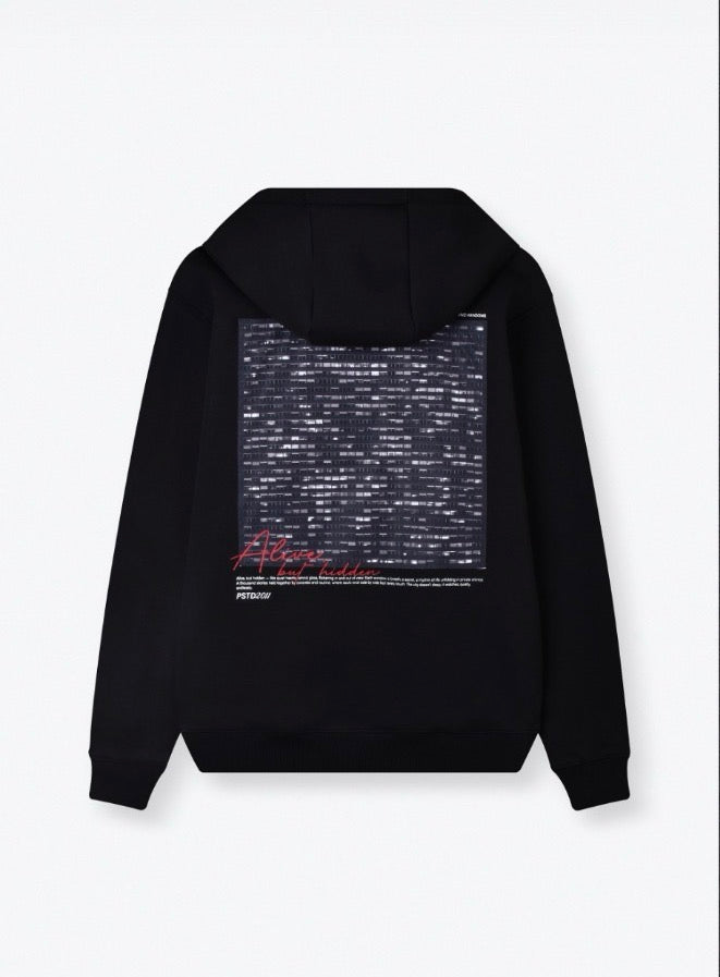 Alive Oversize Hoodie Black