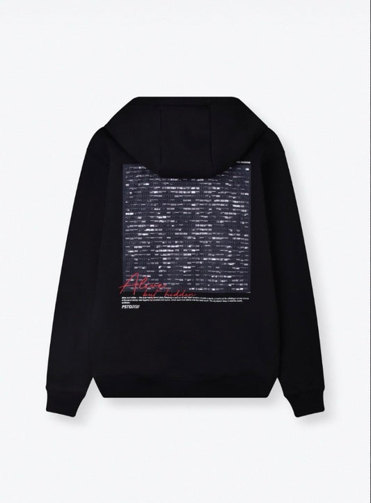 Alive Oversize Hoodie Black