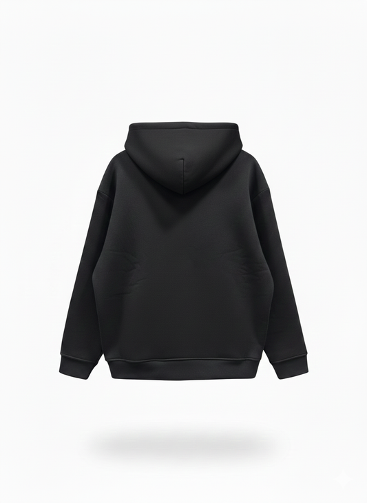Hoodie Zip-UP Black