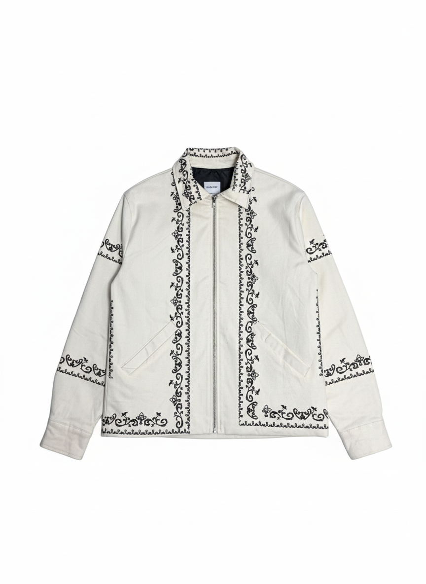 Printed Jacket with Back Detail