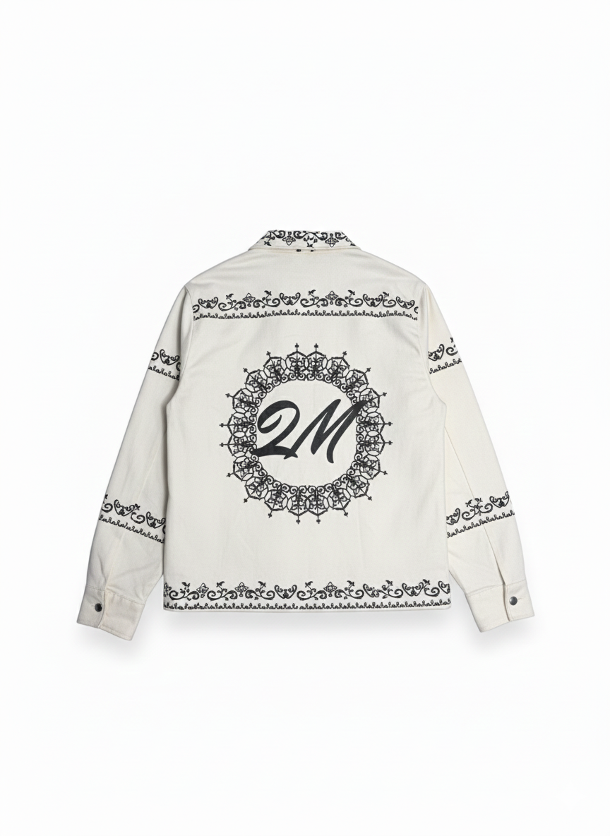 Printed Jacket with Back Detail
