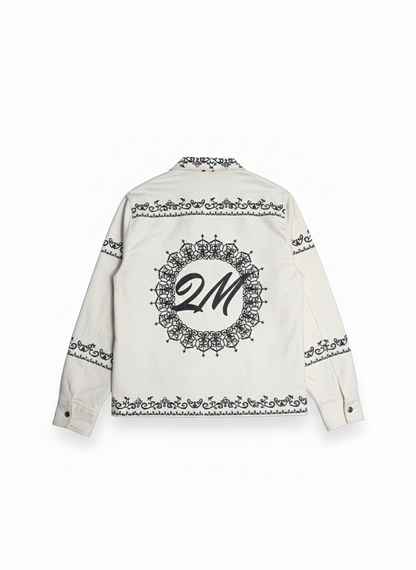 Printed Jacket with Back Detail