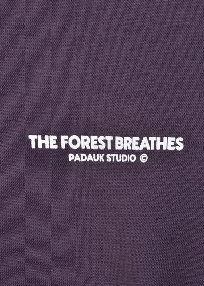 Breaths Oversize Hoodie Purple