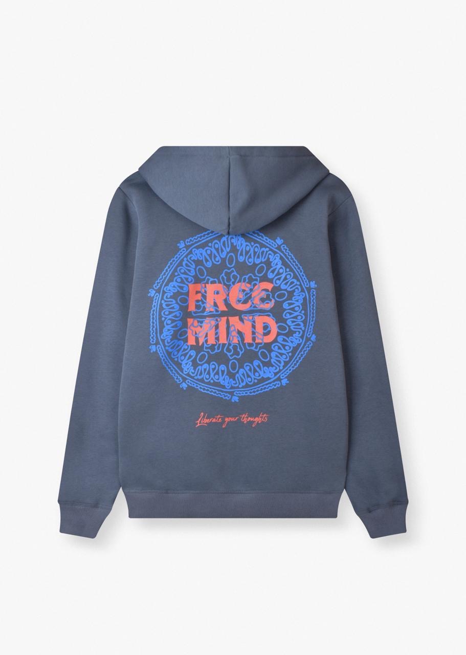 Mind Hoodie Blue