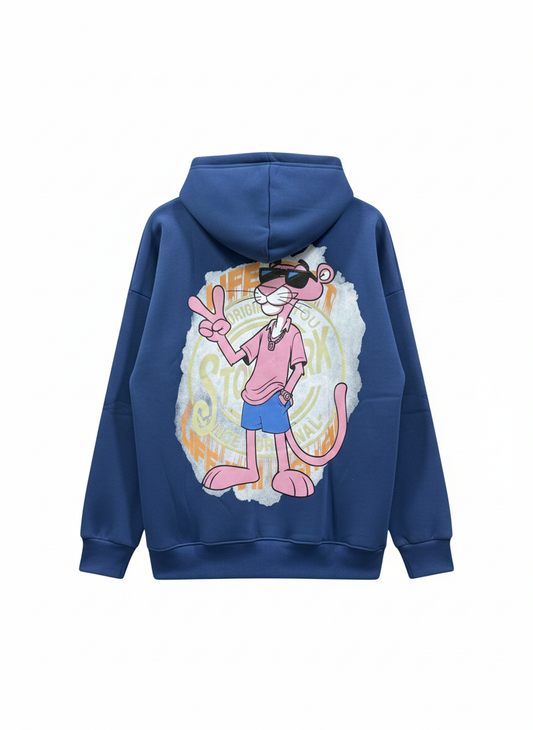 Hoodie Pink Panther Blue